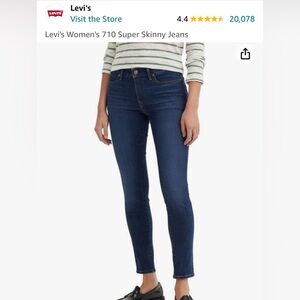 Levi’s 710 super skinny jeans